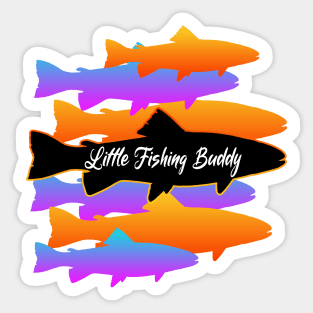 Little Fishing Buddy Sticker